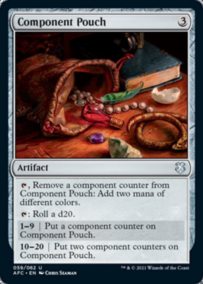 Component Pouch [Dungeons & Dragons: Adventures in the Forgotten Realms Commander] | Cracking-Singles