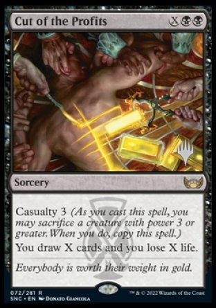 Cut of the Profits (Promo Pack) [Streets of New Capenna Promos] | Cracking-Singles