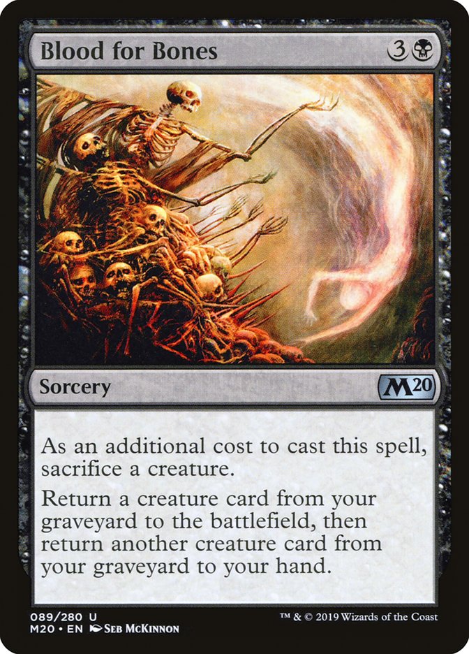 Blood for Bones [Core Set 2020] | Cracking-Singles