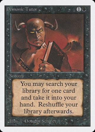 Demonic Tutor [Unlimited Edition] | Cracking-Singles