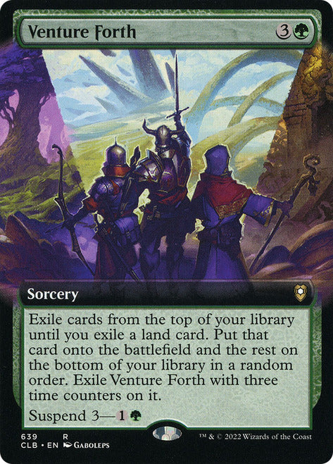 Venture Forth (Extended Art) [Commander Legends: Battle for Baldur's Gate] | Cracking-Singles