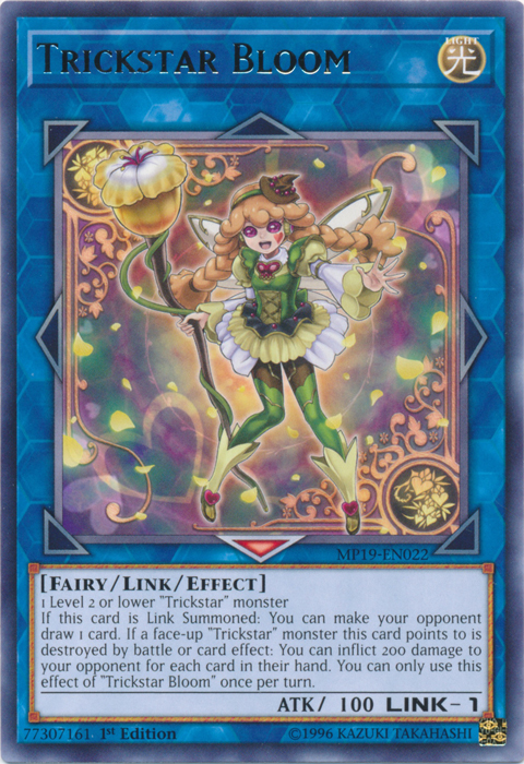 Trickstar Bloom [MP19-EN022] Rare | Cracking-Singles