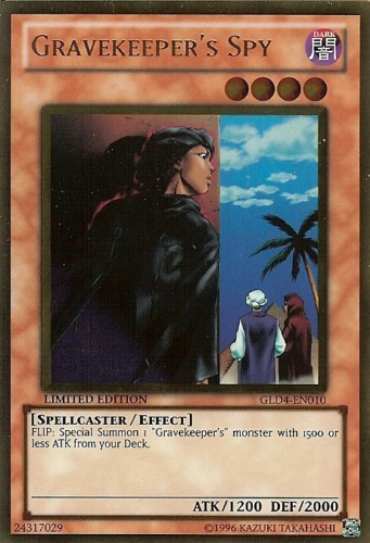 Gravekeeper's Spy [GLD4-EN010] Gold Rare | Cracking-Singles