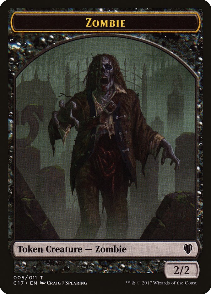 Zombie Token [Commander 2017 Tokens] | Cracking-Singles