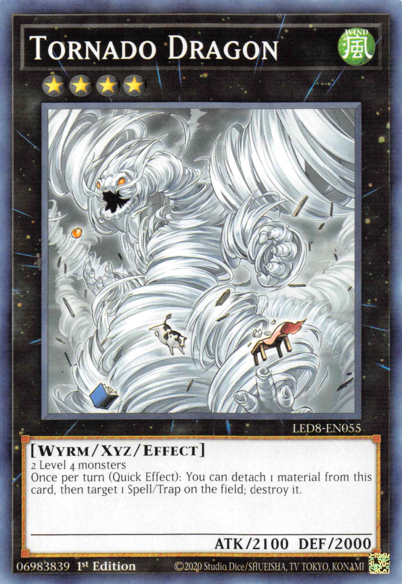 Tornado Dragon [LED8-EN055] Common | Cracking-Singles