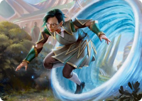 Vortex Runner Art Card [Strixhaven: School of Mages Art Series] | Cracking-Singles