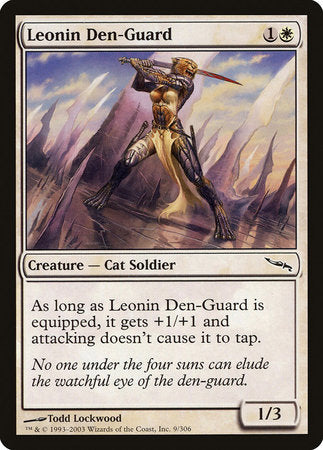 Leonin Den-Guard [Mirrodin] | Cracking-Singles