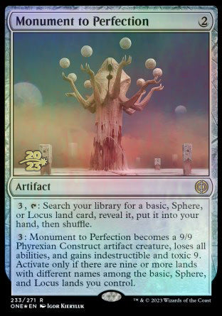 Monument to Perfection [Phyrexia: All Will Be One Prerelease Promos] | Cracking-Singles