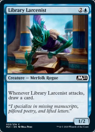 Library Larcenist [Core Set 2021] | Cracking-Singles