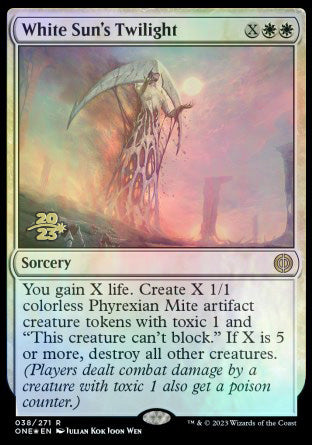 White Sun's Twilight [Phyrexia: All Will Be One Prerelease Promos] | Cracking-Singles