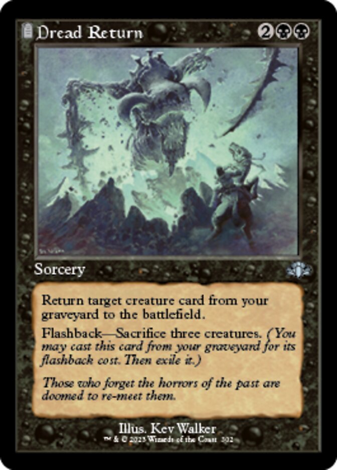 Dread Return (Retro) [Dominaria Remastered] | Cracking-Singles