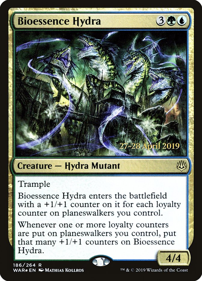 Bioessence Hydra  [War of the Spark Prerelease Promos] | Cracking-Singles