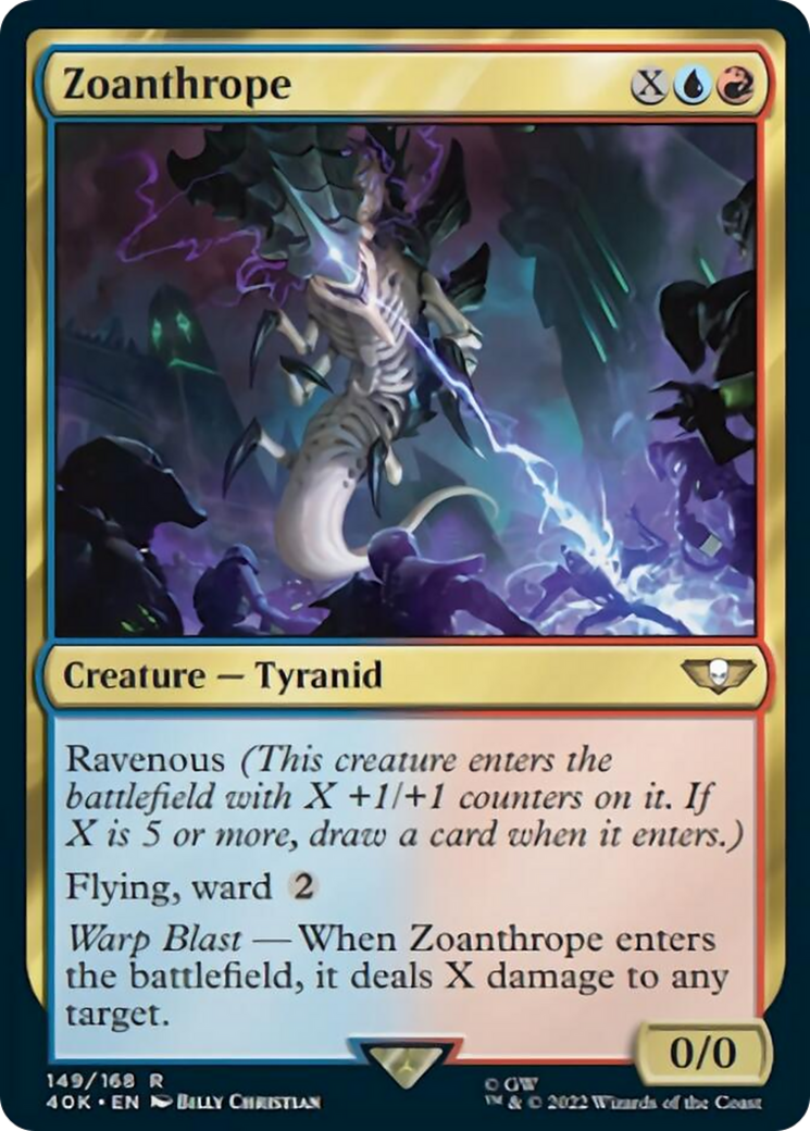 Zoanthrope (Surge Foil) [Universes Beyond: Warhammer 40,000] | Cracking-Singles