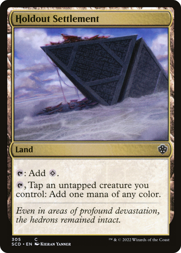 Holdout Settlement [Starter Commander Decks] | Cracking-Singles