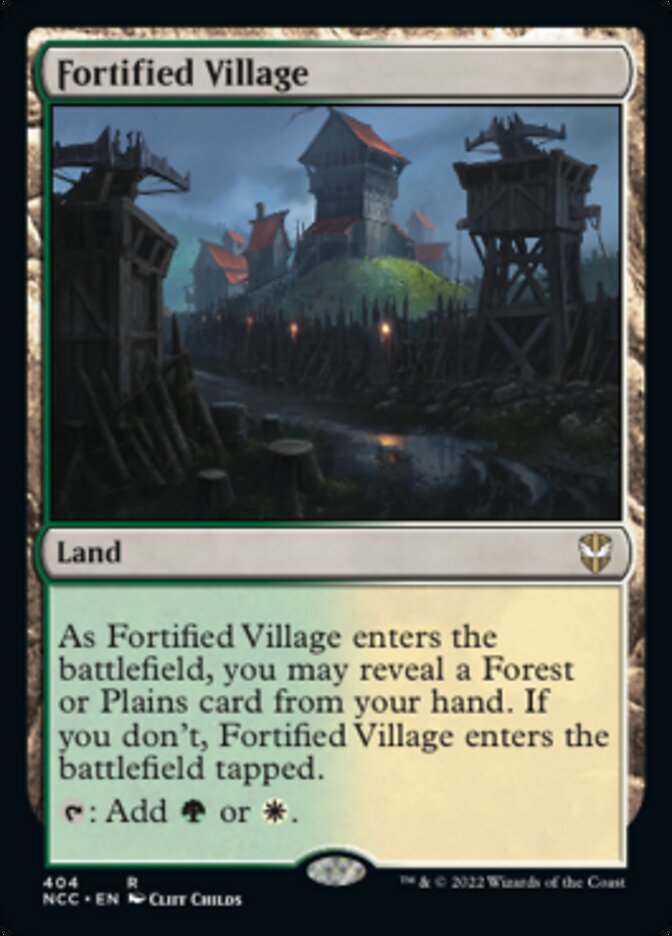 Fortified Village [Streets of New Capenna Commander] | Cracking-Singles