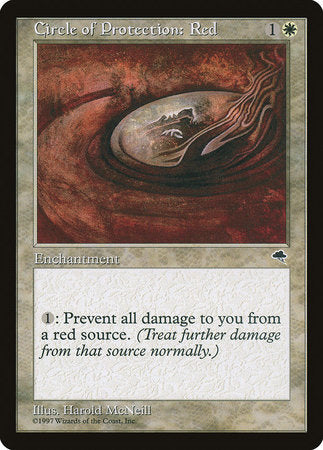 Circle of Protection: Red [Tempest] | Cracking-Singles