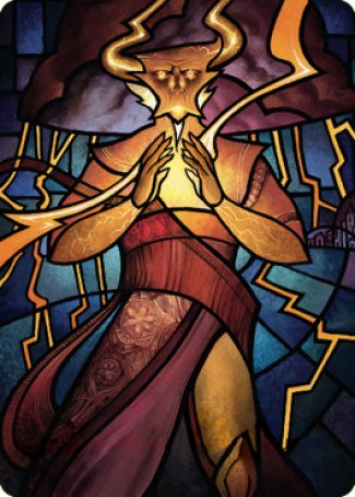 Najal, the Storm Runner Art Card [Dominaria United Art Series] | Cracking-Singles