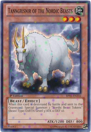 Tanngrisnir of the Nordic Beasts [BP01-EN216] Starfoil Rare | Cracking-Singles