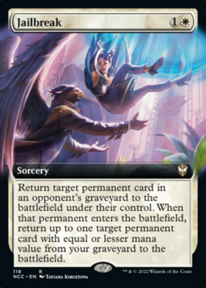 Jailbreak (Extended Art) [Streets of New Capenna Commander] | Cracking-Singles