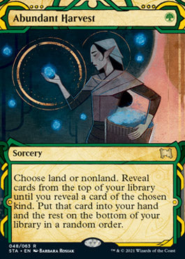 Abundant Harvest (Etched Foil) [Strixhaven Mystical Archive] | Cracking-Singles
