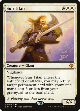 Sun Titan [Archenemy: Nicol Bolas] | Cracking-Singles