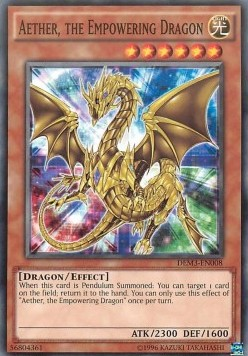 Aether, the Empowering Dragon [DEM3-EN008] Common | Cracking-Singles