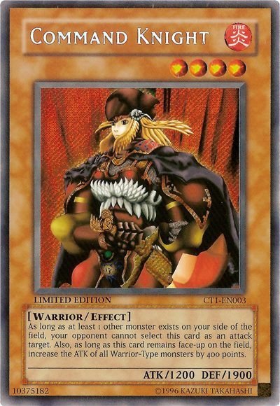 Command Knight [CT1-EN003] Secret Rare | Cracking-Singles