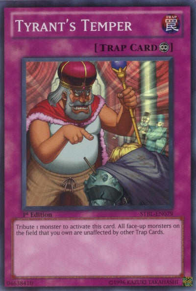 Tyrant's Temper [STBL-EN079] Super Rare | Cracking-Singles