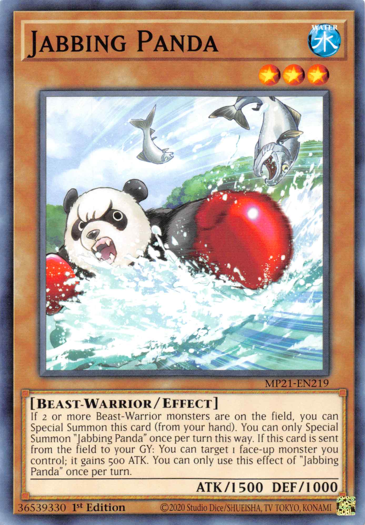 Jabbing Panda [MP21-EN219] Common | Cracking-Singles