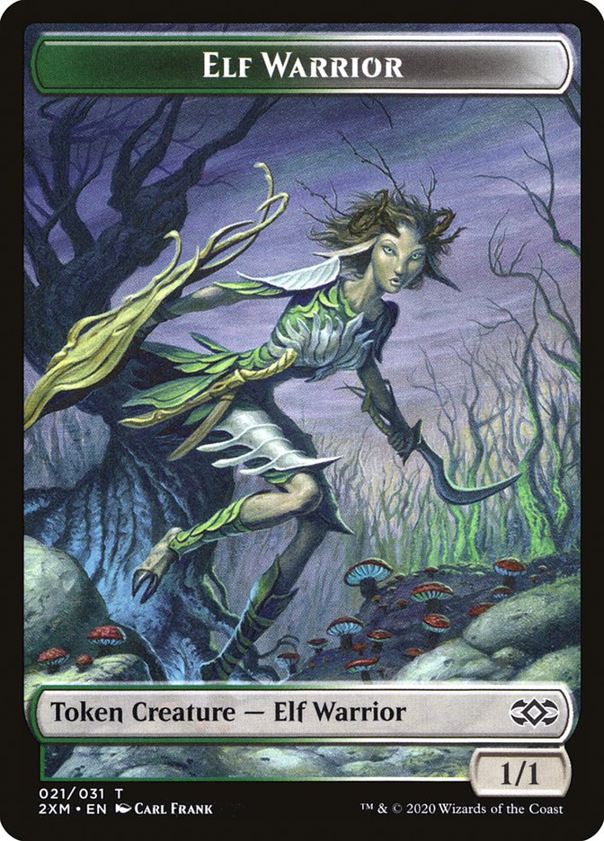 Elf Warrior Token [Double Masters] | Cracking-Singles