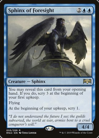 Sphinx of Foresight [Ravnica Allegiance] | Cracking-Singles