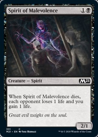 Spirit of Malevolence [Core Set 2021] | Cracking-Singles