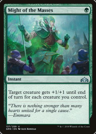 Might of the Masses [Guilds of Ravnica] | Cracking-Singles