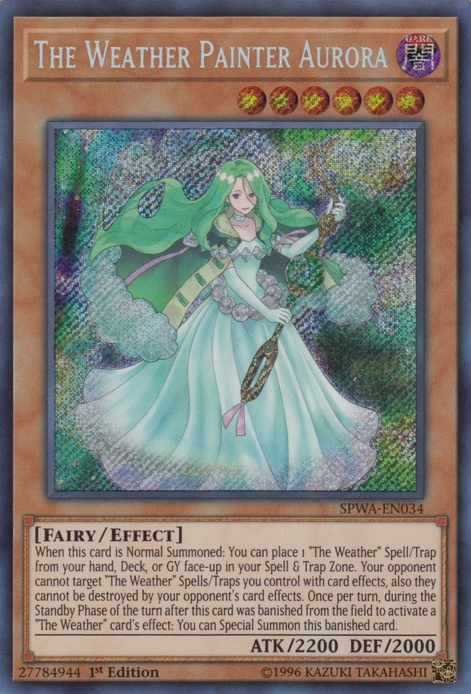 The Weather Painter Aurora [SPWA-EN034] Secret Rare | Cracking-Singles