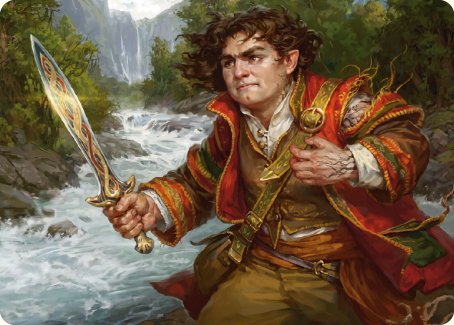 Frodo Baggins Art Card (16/81) [The Lord of the Rings: Tales of Middle-earth Art Series] | Cracking-Singles