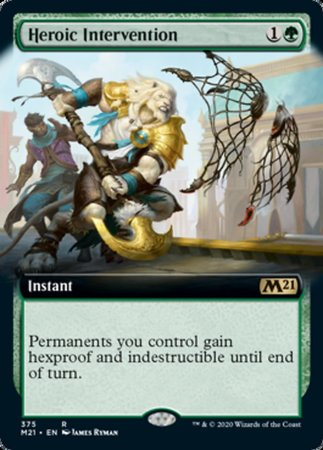 Heroic Intervention (Extended Art) [Core Set 2021] | Cracking-Singles