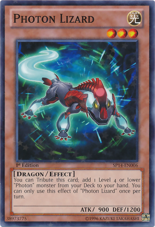 Photon Lizard [SP14-EN006] Starfoil Rare | Cracking-Singles