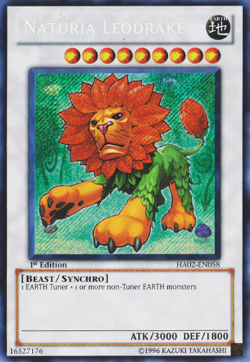 Naturia Leodrake [HA02-EN058] Secret Rare | Cracking-Singles