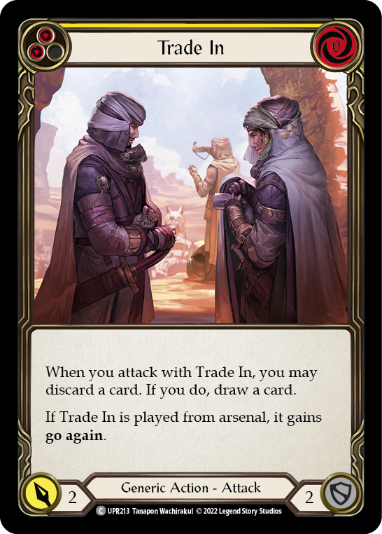 Trade In (Yellow) [UPR213] (Uprising)  Rainbow Foil | Cracking-Singles