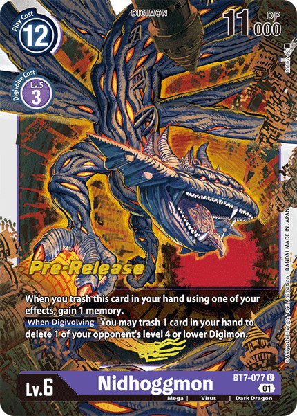 Nidhoggmon [BT7-077] [Next Adventure Pre-Release Cards] | Cracking-Singles