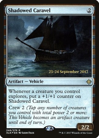 Shadowed Caravel [Ixalan Promos] | Cracking-Singles