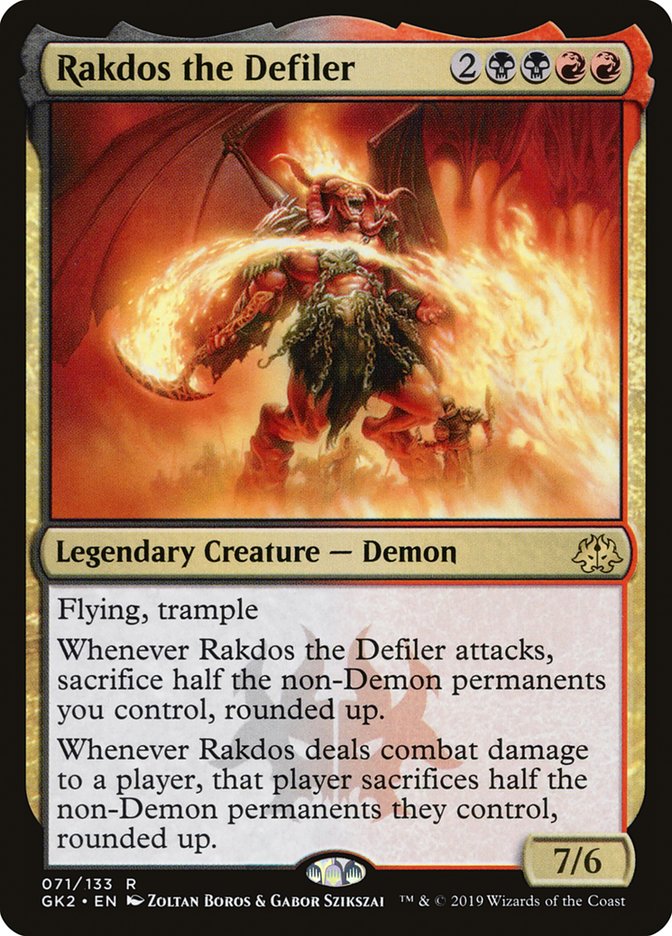 Rakdos the Defiler [Ravnica Allegiance Guild Kit] | Cracking-Singles