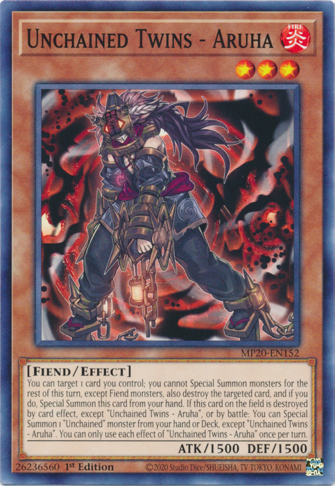 Unchained Twins - Aruha [MP20-EN152] Common | Cracking-Singles