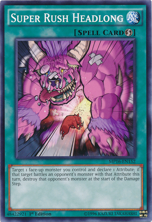 Super Rush Headlong [MP16-EN152] Common | Cracking-Singles