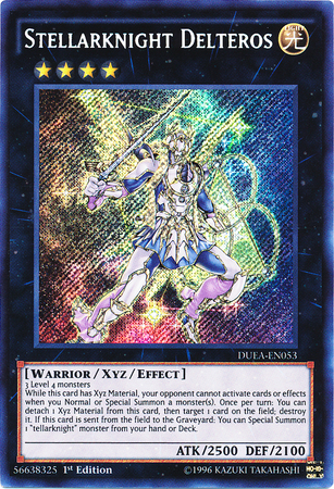 Stellarknight Delteros [DUEA-EN053] Secret Rare | Cracking-Singles