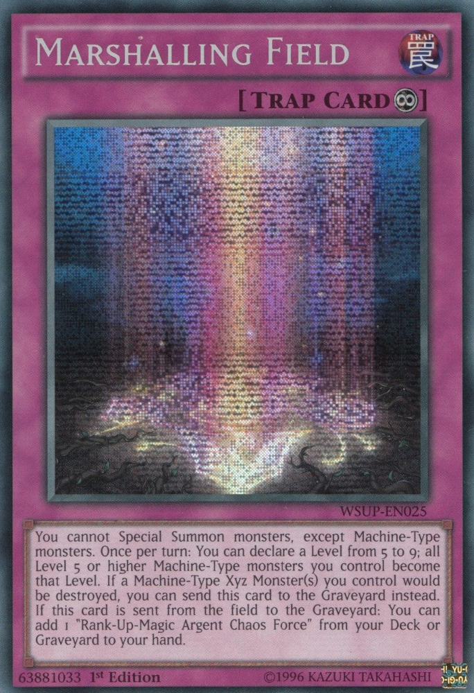 Marshalling Field [WSUP-EN025] Secret Rare | Cracking-Singles