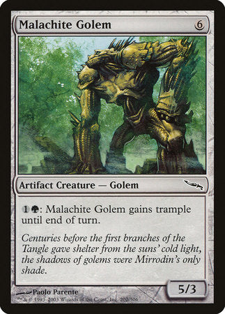 Malachite Golem [Mirrodin] | Cracking-Singles