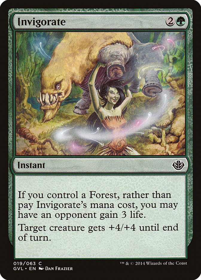 Invigorate (Garruk vs. Liliana) [Duel Decks Anthology] | Cracking-Singles