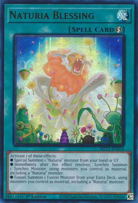 Naturia Blessing [MP23-EN204] Ultra Rare | Cracking-Singles