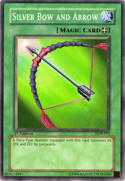 Silver Bow and Arrow [LOB-091] Common | Cracking-Singles
